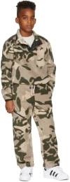 Essentials Kids Beige Camo Sweatshirt In Camo