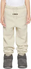 Essentials Kids Beige Classic Fleece Sweatpants In Neutral