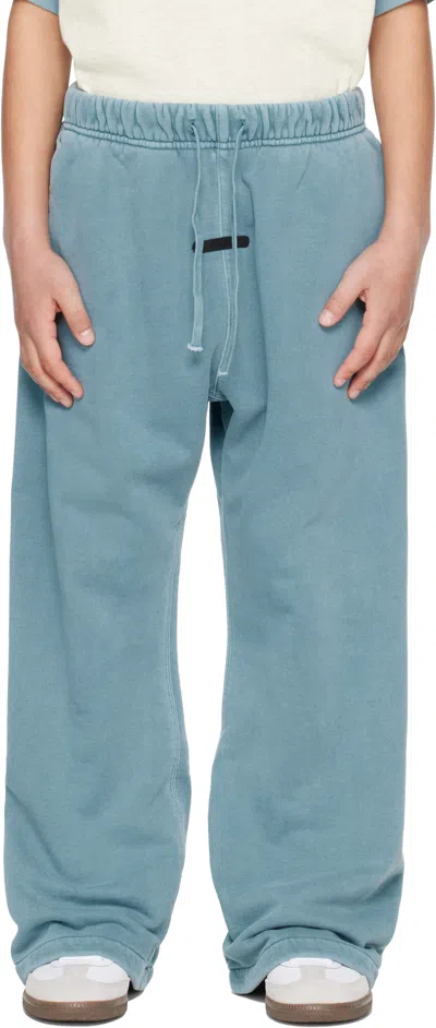Essentials Kids Blue Signature Flare Sweatpants