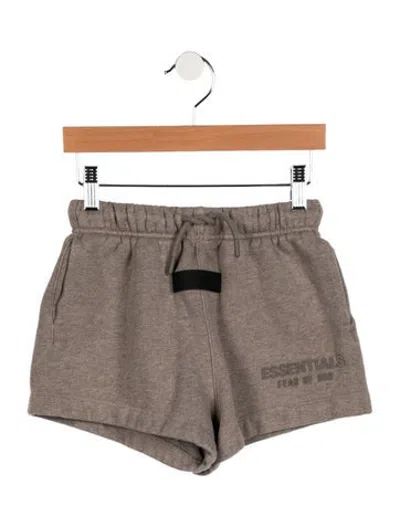 Pre-owned Essentials Kids Boys Logo Shorts In Neutrals