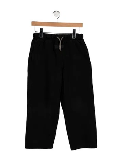 Pre-owned Essentials Kids Boys' Logo Sweatpants In Black