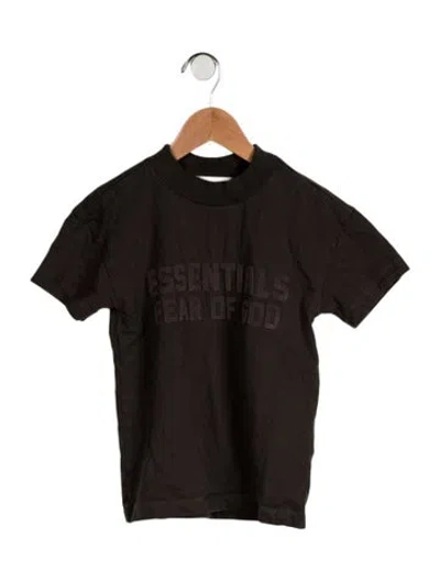 Pre-owned Essentials Kids Boys' Logo T-shirt In Grey