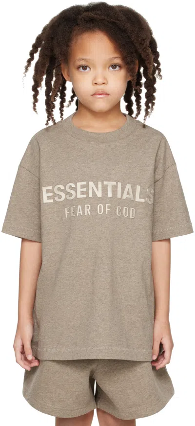 Essentials Kids Brown Classic T-shirt