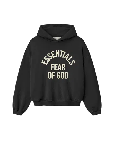 Essentials Kids "campus 90`s" Hoodie In Black