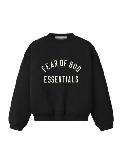 Essentials Kids Classic Crewneck Sweatshirt In Black