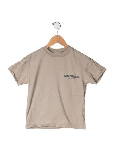 Pre-owned Essentials Kids'  - Fear Of God T-shirt In Neutrals