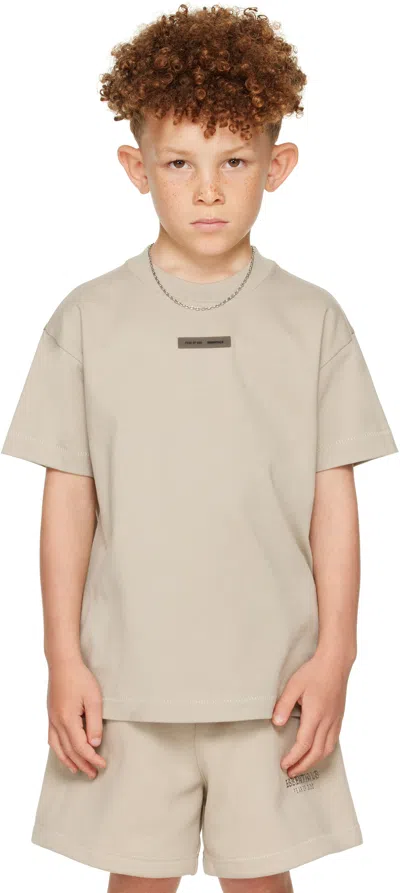 Essentials Kids Taupe Essential Lounge T-shirt