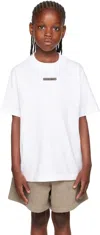 Essentials Kids White Essential Lounge T-shirt In Multi