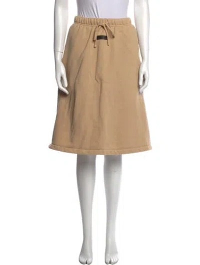 Pre-owned Essentials Knee-length Skirt In Neutral