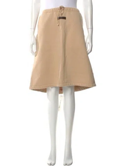 Pre-owned Essentials Knee-length Skirt In Neutral