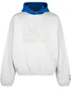 Essentials Knicks "light Heather/blue" Hoodie In Grey