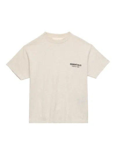 Essentials Little Kid's & Kid's Cotton Jersey Logo T-shirt In Neutral