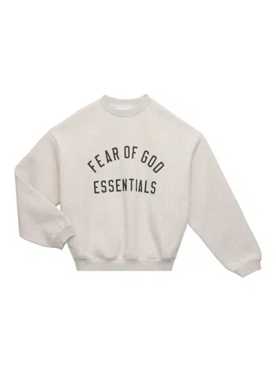Essentials Little Kid's & Kid's Logo Crewneck Sweatshirt In Neutral