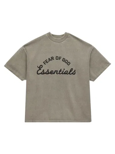 Essentials Little Kid's & Kid's Logo Crewneck T-shirt In Green