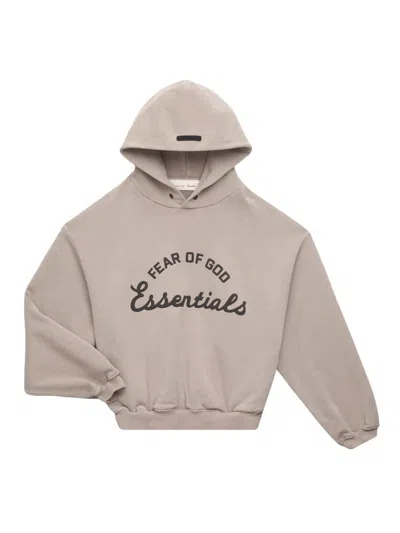 Essentials Kids "training 90`s" Hoodie In Gray