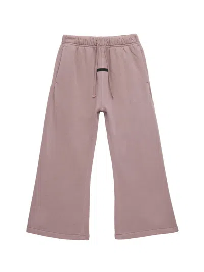 Essentials Little Kid's & Kid's Logo Wide-leg Sweatpants In Pink