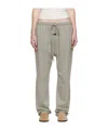 Essentials Drawstring-cuffed Sweatpants In Gray