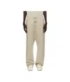 Essentials Logo-banded Track Pants In Neutral