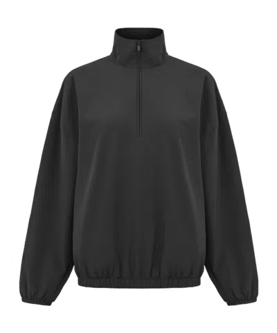 Essentials Logo Casual Jacket In Black