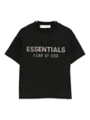 Essentials Logo Cotton T-shirt In Black
