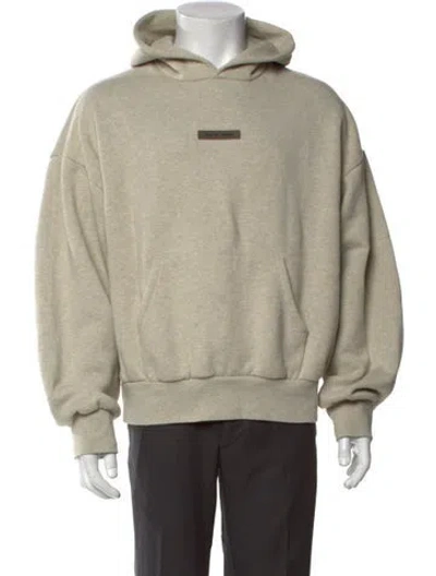 Pre-owned Essentials Logo Crew Neck Hoodie In Neutral