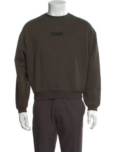 Pre-owned Essentials Logo Crew Neck Sweatshirt W/ Tags In Neutral