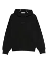Essentials Logo-detail Hoodie In Black