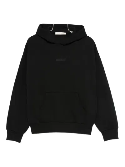 Essentials Logo-detail Hoodie In Black