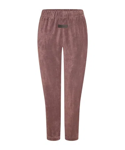 Essentials Logo Detail Sweatpants In Pink