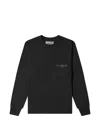 Essentials Logo-detail Sweatshirt In Black