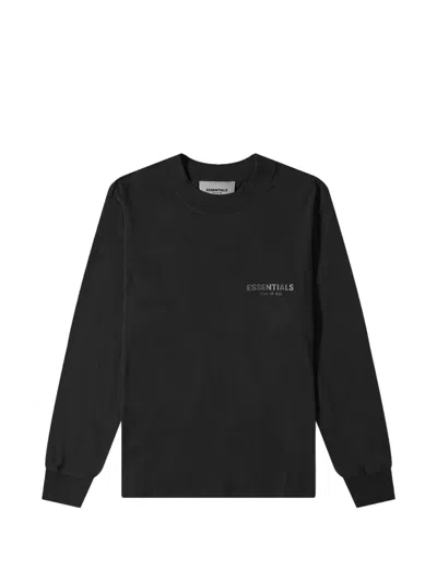 Essentials Logo-detail Sweatshirt In Black