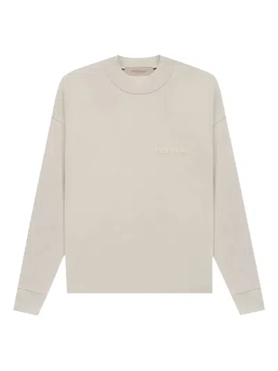 ESSENTIALS LOGO-DETAIL SWEATSHIRT