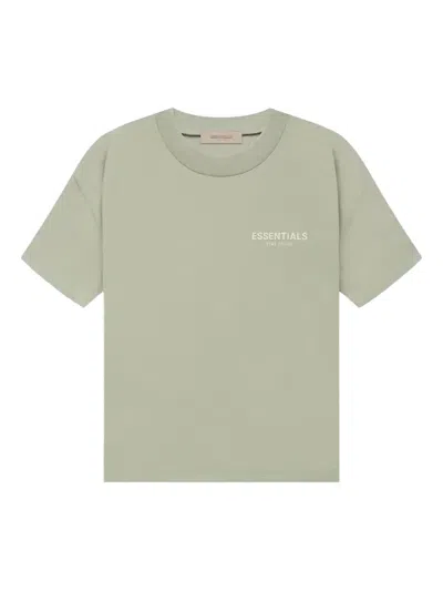 Essentials Logo-detail T-shirt In Green