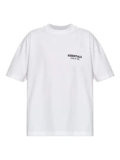 Essentials Logo-detail T-shirt In White