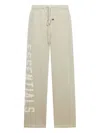 Essentials Logo-detail Track Pants In Neutral