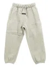 Essentials Logo-detail Track Pants In Gray
