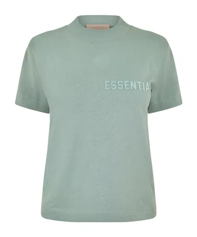 Essentials Logo Detail T-shirt In Green