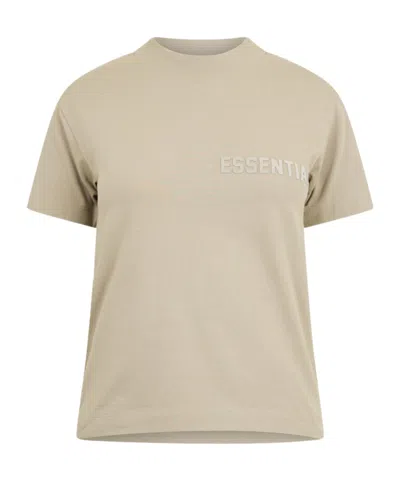 Essentials Logo Detail T-shirt In Neutral