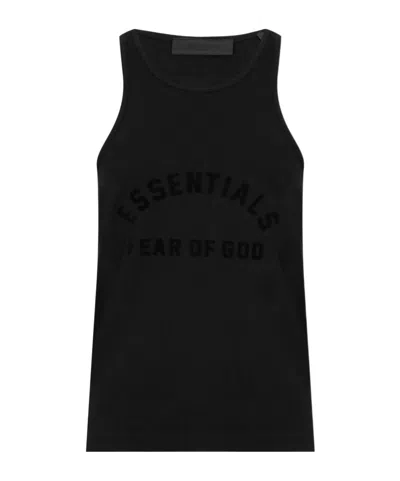 Essentials Logo Detail Vest In Black