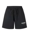 Essentials Logo Drawstring Shorts In Black
