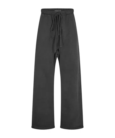Essentials Logo Drawstring Sweatpants In Black
