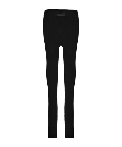 Essentials Logo Elastic Leggings In Black