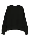 Essentials Logo Print Crewneck Sweatshirt In Black
