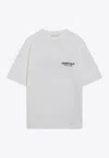 Essentials Logo-embroidered Crewneck T-shirt In White
