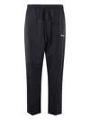 Essentials Logo-embroidered Track Pants In Black