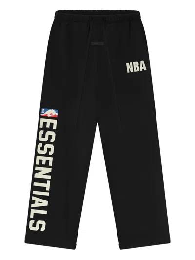 Essentials Logo Graphic Trousers In Black