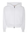 Essentials Logo Patch Hooded Sweatshirt In White