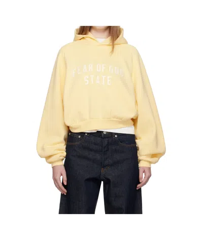 Essentials Logo Hooded Sweatshirt In Brown