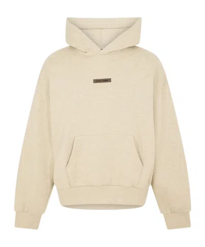 Essentials Logo Hooded Sweatshirt In Neutral