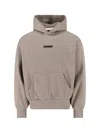 Essentials Logo Hoodie In Gray